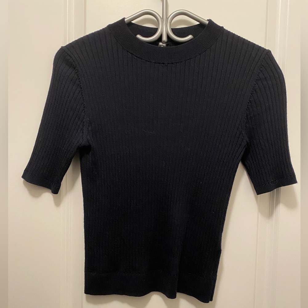 Uniqlo Wool Ribbed Shirt